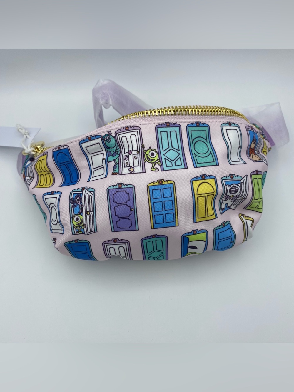 Disney Stoney Clover Monsters Inc Fanny Pack Waist Bag Pixar Doors Gifts NWT